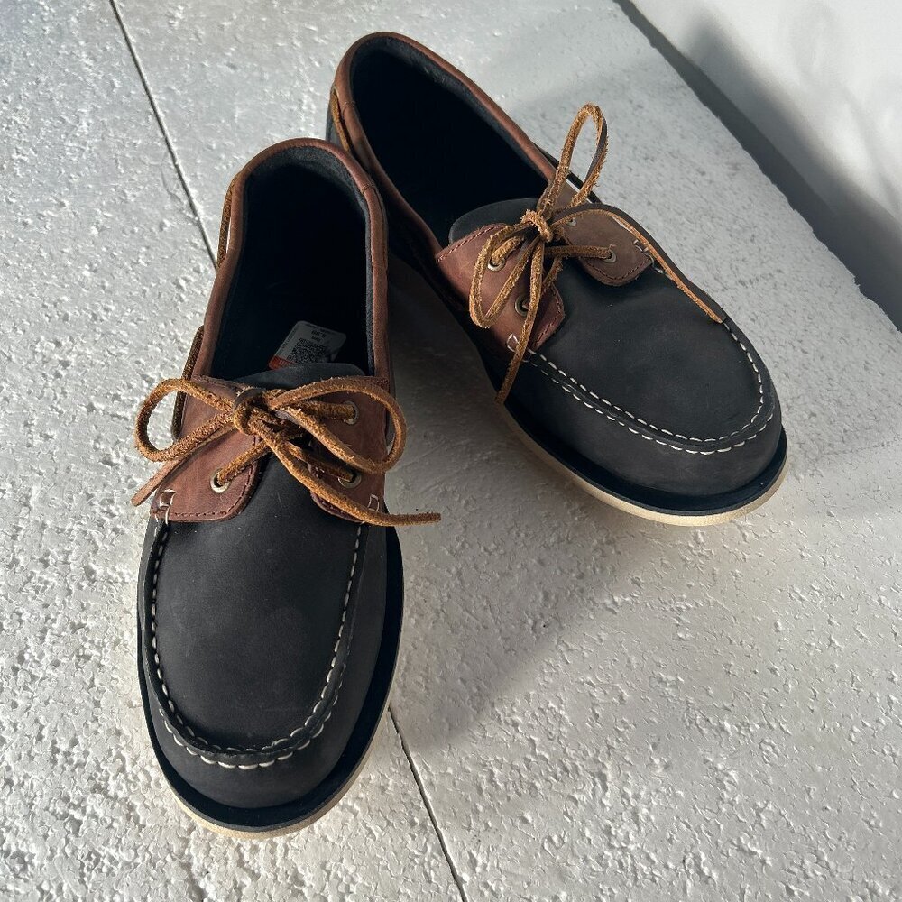 Clarks SZ10 Mens Deck Boat Shoe Leather Wardrobe Staple Preppy Academia Old $